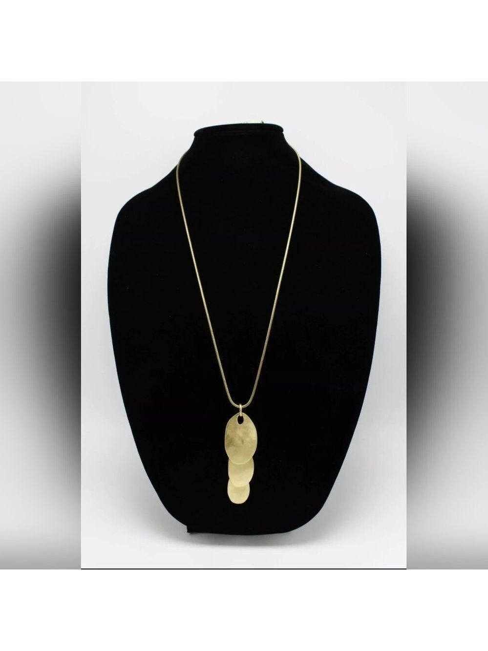 The Sak 28" Gold Tone Layered Pendant Necklace NWT